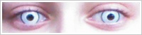 ColourVUE Crazy Lens / White zombie -